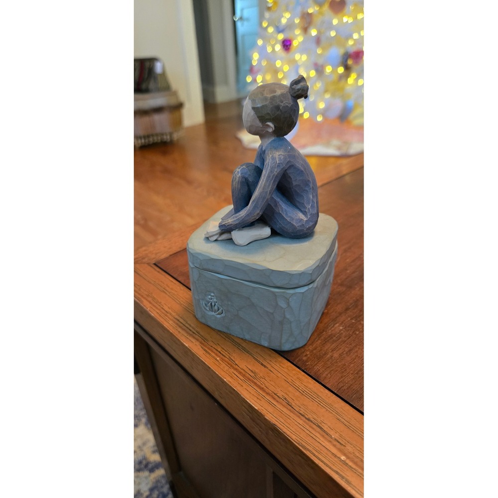 Willow Tree The Dancer Resin Box Susan Lordi 2005 Demdaco Keepsake Trinket - Picture 4 of 7